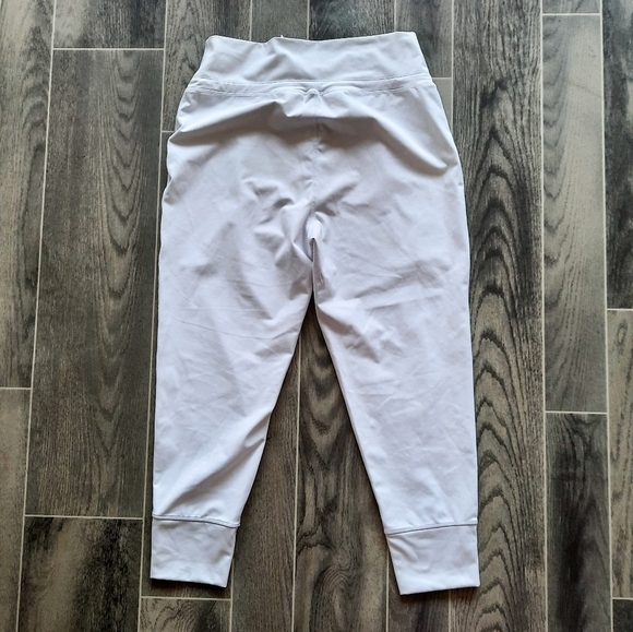 Fabletics White Drawstring Joggers L - Picture 2 of 3
